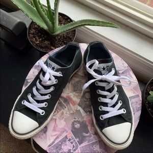 Black and white converse